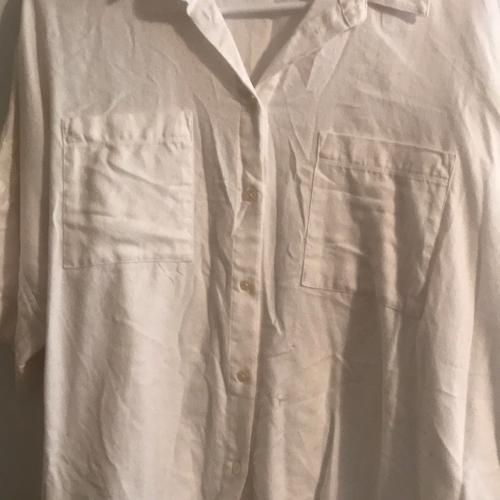 White madewell button up xlarge